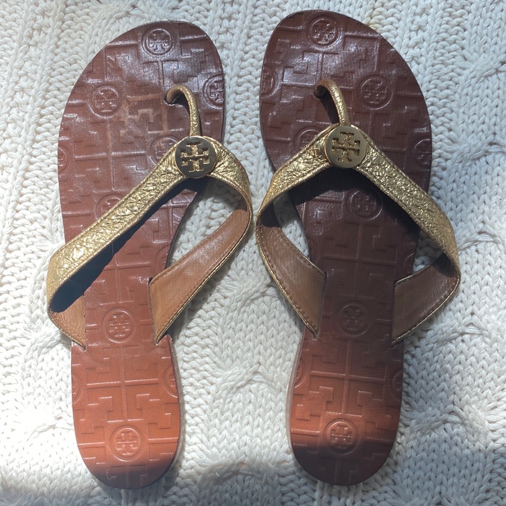 Tory Burch sandals gold